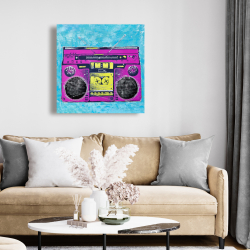 Canvas 24 x 24 - Radio rétro