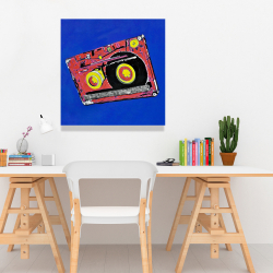 Canvas 24 x 24 - Tape player