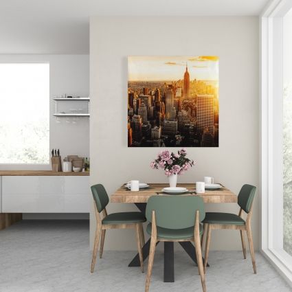 New york city at sunset