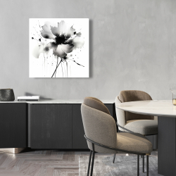 Toile 24 x 24 - Fleur abstraite