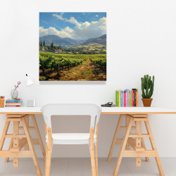 Canvas 24 x 24 - Exotic farm