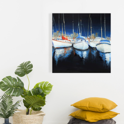 Canvas 24 x 24 - Evening at the marina