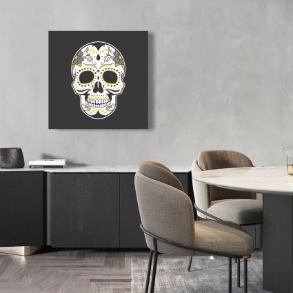 Mexican sugar skull art