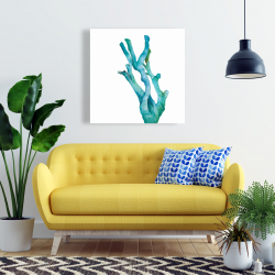 Canvas 24 x 24 - Small watercolor sea coral