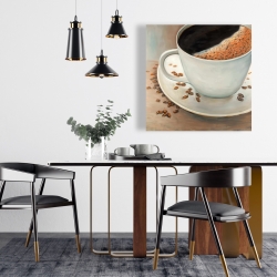 Canvas 24 x 24 - Black coffee