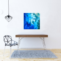 Canvas 24 x 24 - Satellite view of the mergui islands