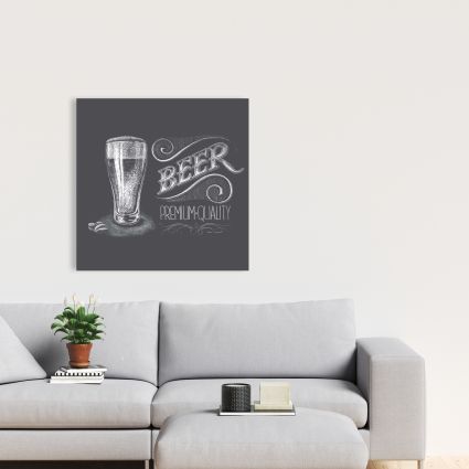 Vintage beer signboard