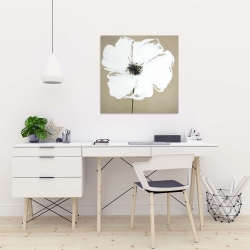 Canvas 24 x 24 - Abstract color splash petals flower