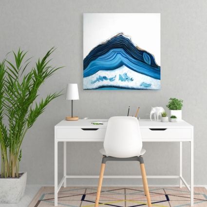 Profil de géode bleu