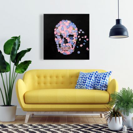 Flower skull