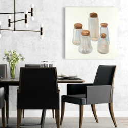 Canvas 24 x 24 - Vintage salt and pepper shaker