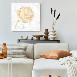 Canvas 24 x 24 - Golden peony
