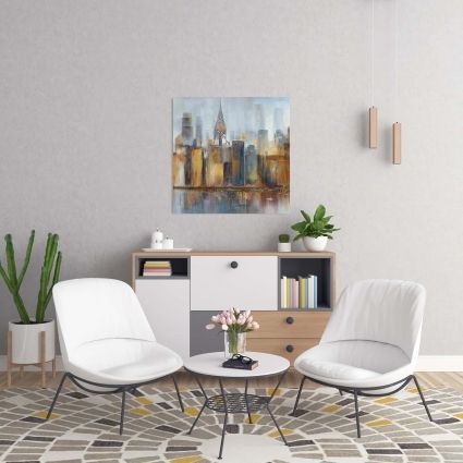 Cityscape with chrysler building