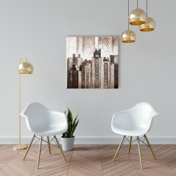 Canvas 24 x 24 - Square city