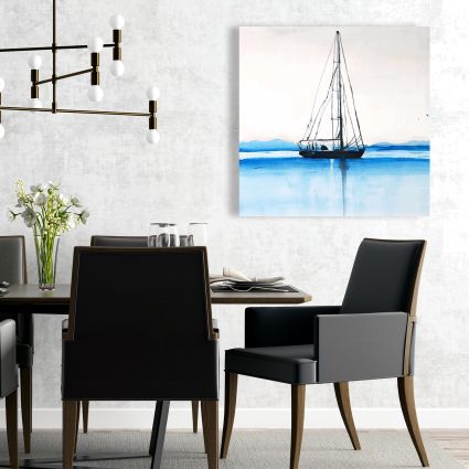 Sailboat on a calm water