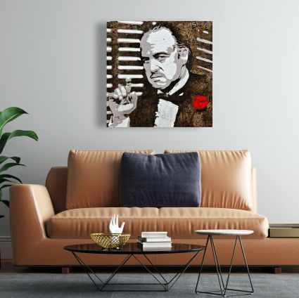 Black and white the godfather