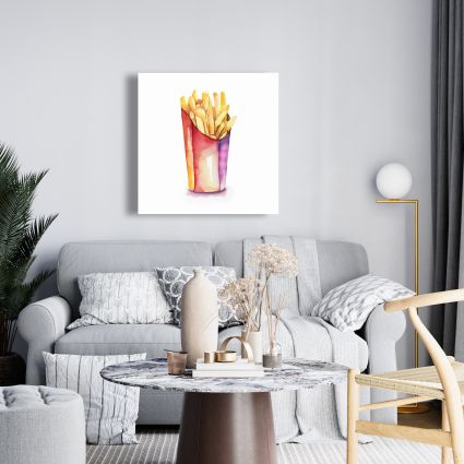 Frites à l'aquarelle
