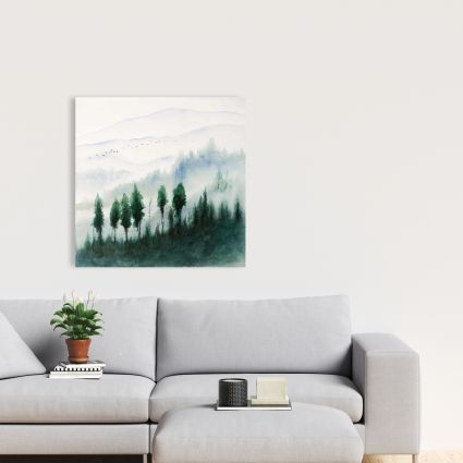 Landscape in watercolor