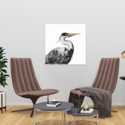 Canvas 24 x 24 - Great heron
