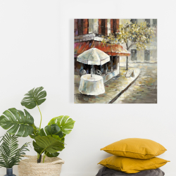 Toile 24 x 24 - Rue déserte et ensoleillée