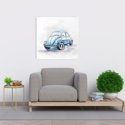 Beetle blue car