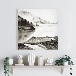 Toile 24 x 24 - Paysage paisible