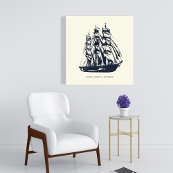 Canvas 24 x 24 - Old boat