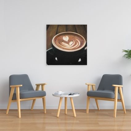 Artistic cappuccino
