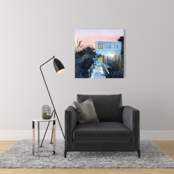 Toile 24 x 24 - Maison de plage