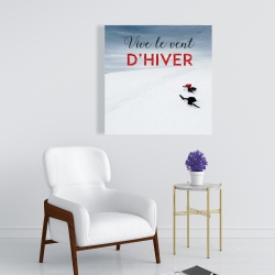 Toile 24 x 24 - Vive le vent d'hiver