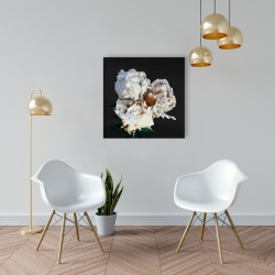 Toile 24 x 24 - Pivoine en floraison