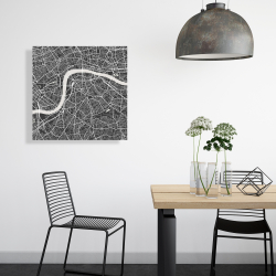 Toile 24 x 24 - Plan de la ville de londres