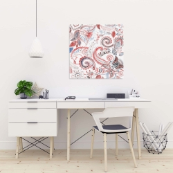 Canvas 24 x 24 - Paisley pattern