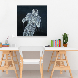 Canvas 24 x 24 - Football player