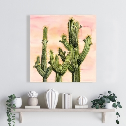 Toile 24 x 24 - Cactus weberocereus