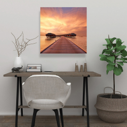 Canvas 24 x 24 - Sea villas