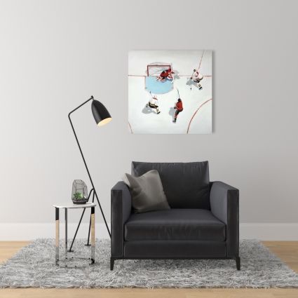 Partie de hockey mouvementé