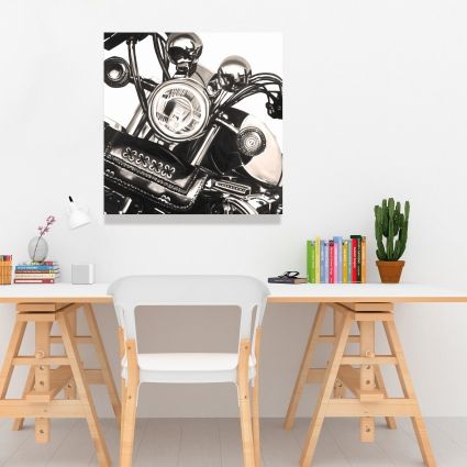 Realistic sepia motorcycle 