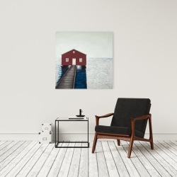 Toile 24 x 24 - Hangar à bateaux