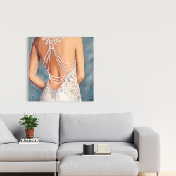 Canvas 24 x 24 - Wedding dress