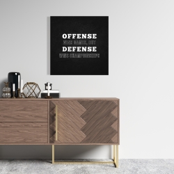 Toile 24 x 24 - Offense wins games...