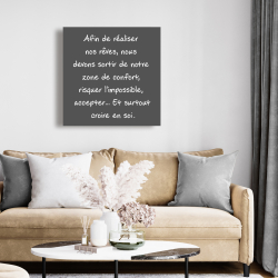Canvas 24 x 24 - Make our dreams come true