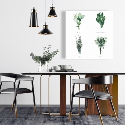 Toile 24 x 24 - Fines herbes