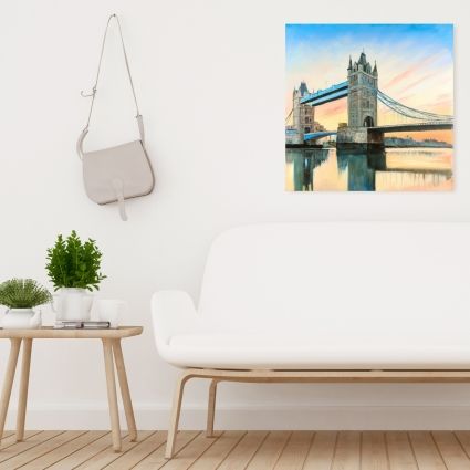 Sunset on the london bridge