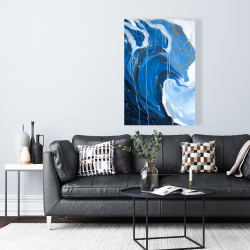 Toile 24 x 36 - Vague abstraite en mouvement