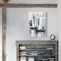 Toile 24 x 36 - Voiliers style industriels