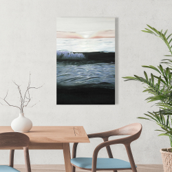 Toile 24 x 36 - Coucher de soleil désaturée