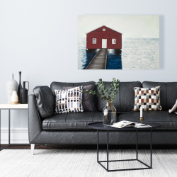 Toile 24 x 36 - Hangar à bateaux