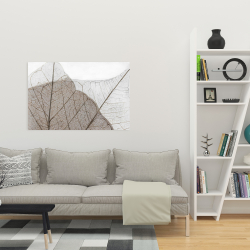 Toile 24 x 36 - Feuilles séchées translucides