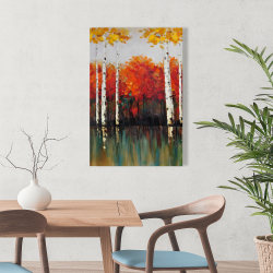 Toile 24 x 36 - Bouleaux en automne